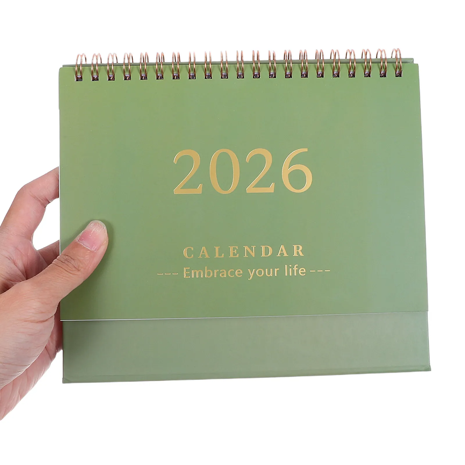 

Настольный календарь-ежедневник 2026: Элегантный минималистичный дизайн, откидная конструкция, компактный ежемесячный планировщик для дома и офиса, подарок к Китайскому Новому году