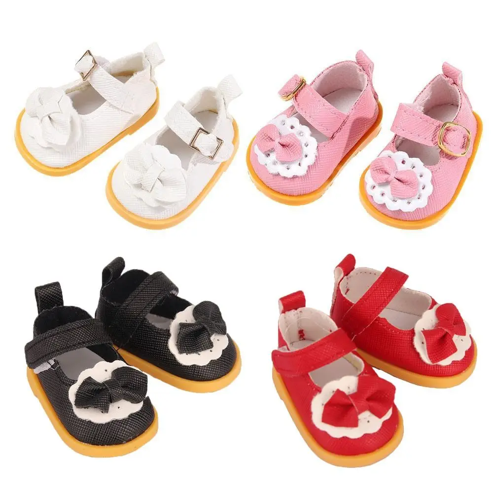 

New Fashion Cotton Doll Shoes 10 Colors Doll Gift PU Leather Shoes Clothes Accessories for 20cm Cotton Dolls