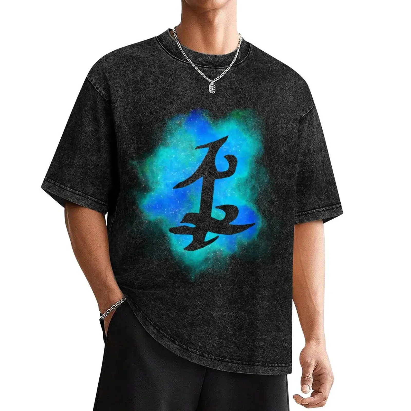 

Blue Galaxy Parabatai Rune T-Shirt shirts graphic tee boys animal print aesthetic clothes sports fans mens big and tall t shirts