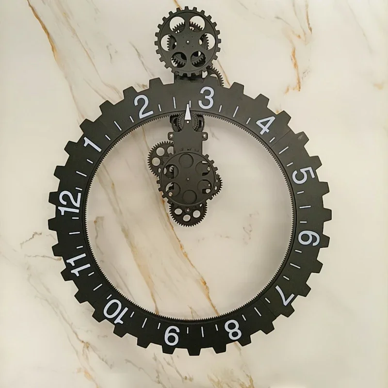 

Craft Clock Art, Large Hanging Teeth, Personalized Hanging Wall Clock, Living Room Clock, Fashionable Wall Clock