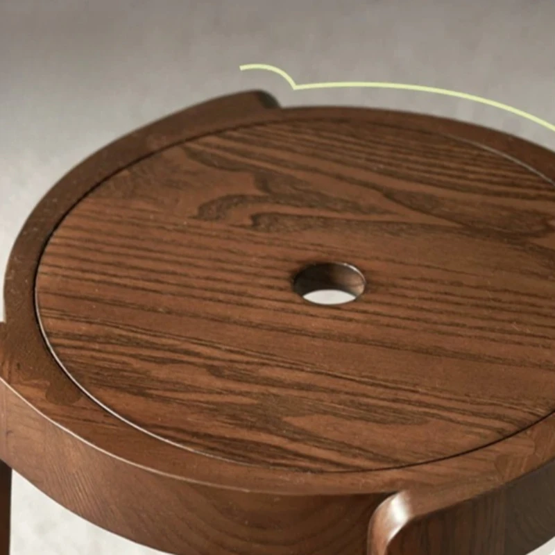 Solid Wood Vanity Stool Stacked Small-sized Simple Vanity Stool Durable Economical Home Furniture Sgabello Per Trucco ZY40HZD