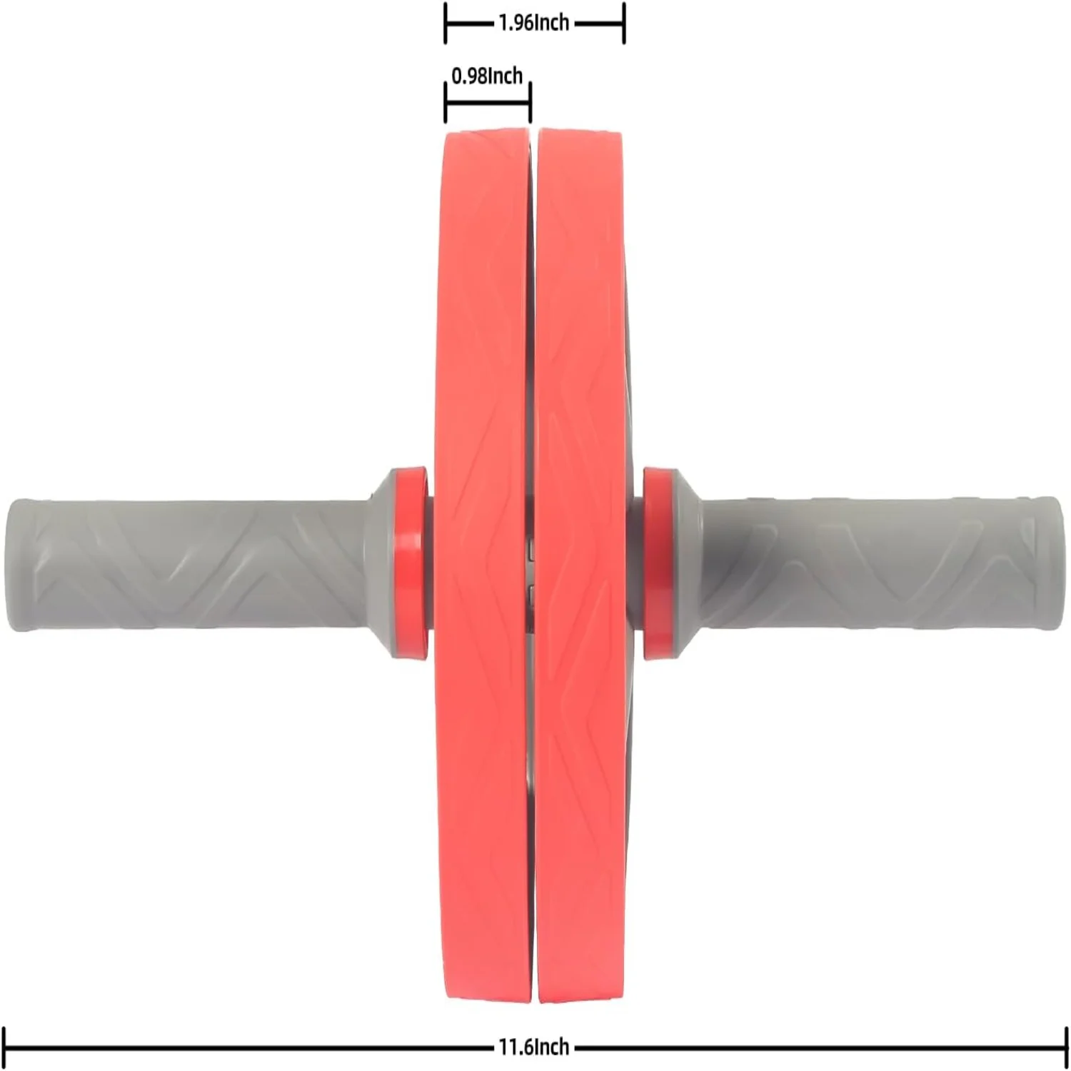 عجلة أسطوانية محسنة لتمارين البطن المكثف في المنزل - تدريب القوة الأساسية مع نوعين من المقاومة - البطن المتقدم