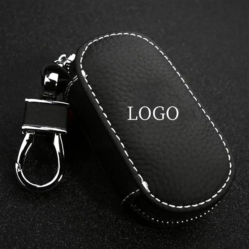 Leather Key Chain Ring Cover Case Holder For Kia Picanto Lion Run Freddy Seltos Telluride Rio K2 K3 K4 K5 Auto Accessories