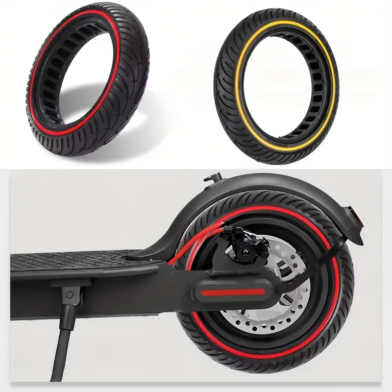 

1PC 8.5Inch Solid Tire for M365 Pro 1S Electric Scooter Honeycomb Tyre Anti-Explosion Shock Absorption Rubber Wheel Replacement