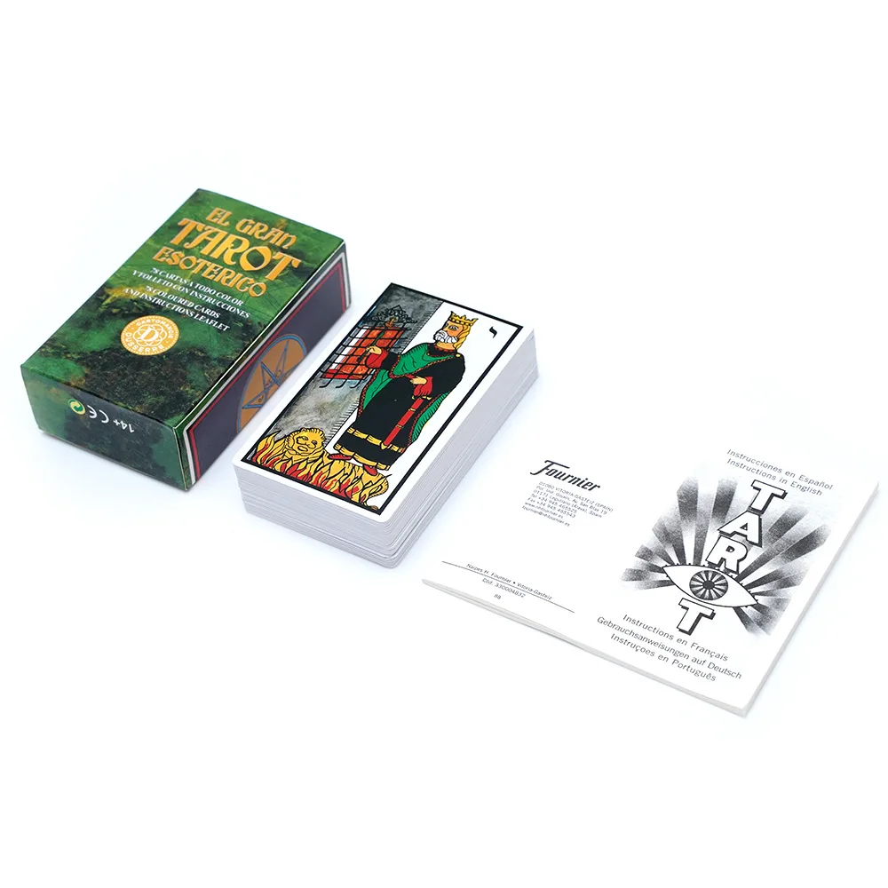 tarocchi el card esoterico Versione spagnola Profecia di predizione del futuro Carte dei tarocchi Gioco di società in famiglia