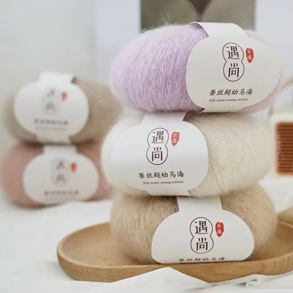 20 جرام/140 متر غزل الموهير دافئ متعدد الألوان الطفل الصوف خيوط كروشيه لتقوم بها بنفسك المواد الجلد ودية لينة رقيقة غزل الصوف للسترة #4