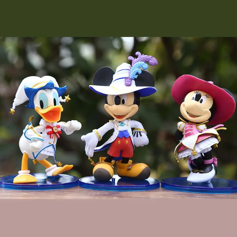 

【New Arrival】Disney Style Tuxedo Mickey & Duck Resin Figure, Desktop Decor For Birthday Party Room, Creative Gifts Collectors