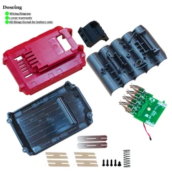 Porter Cable 20V 18V PCC685 PCC680L Battery Case Housing Box Compatible with PCB BMS Protection Board built on Power Tools