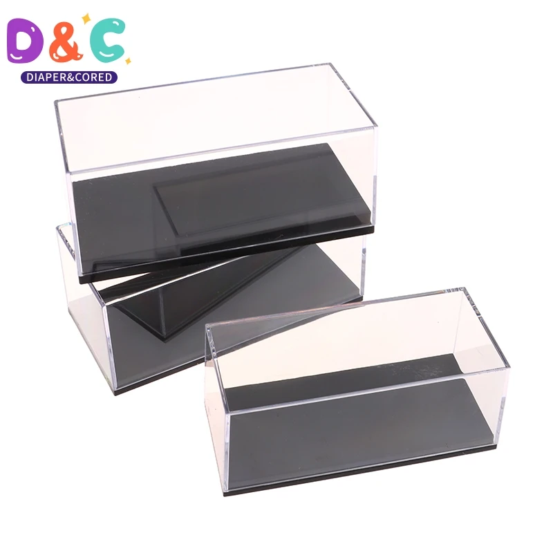 Three Sizes 1:64 Car Model Display Box Transparent Protective Case Acrylic Dust Hard Cover Storage Holder