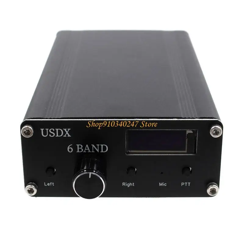 Q22A 6 полосовых приемопередатчиков для USDX 0,9 -дюймового OLED -дисплея 80/40/20/17/15/10M QRP SSB/CW HF Приемопередатчики 5W