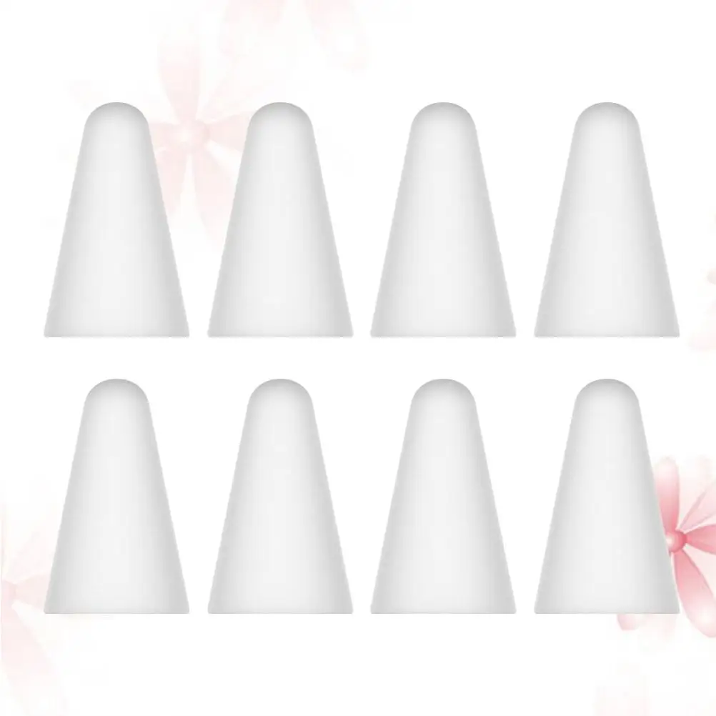 8PCS Stylus Pen Protective Cover Universal Silicone Case Tip Cap for Tablet Writing Drawing Accuracy Increased Friction