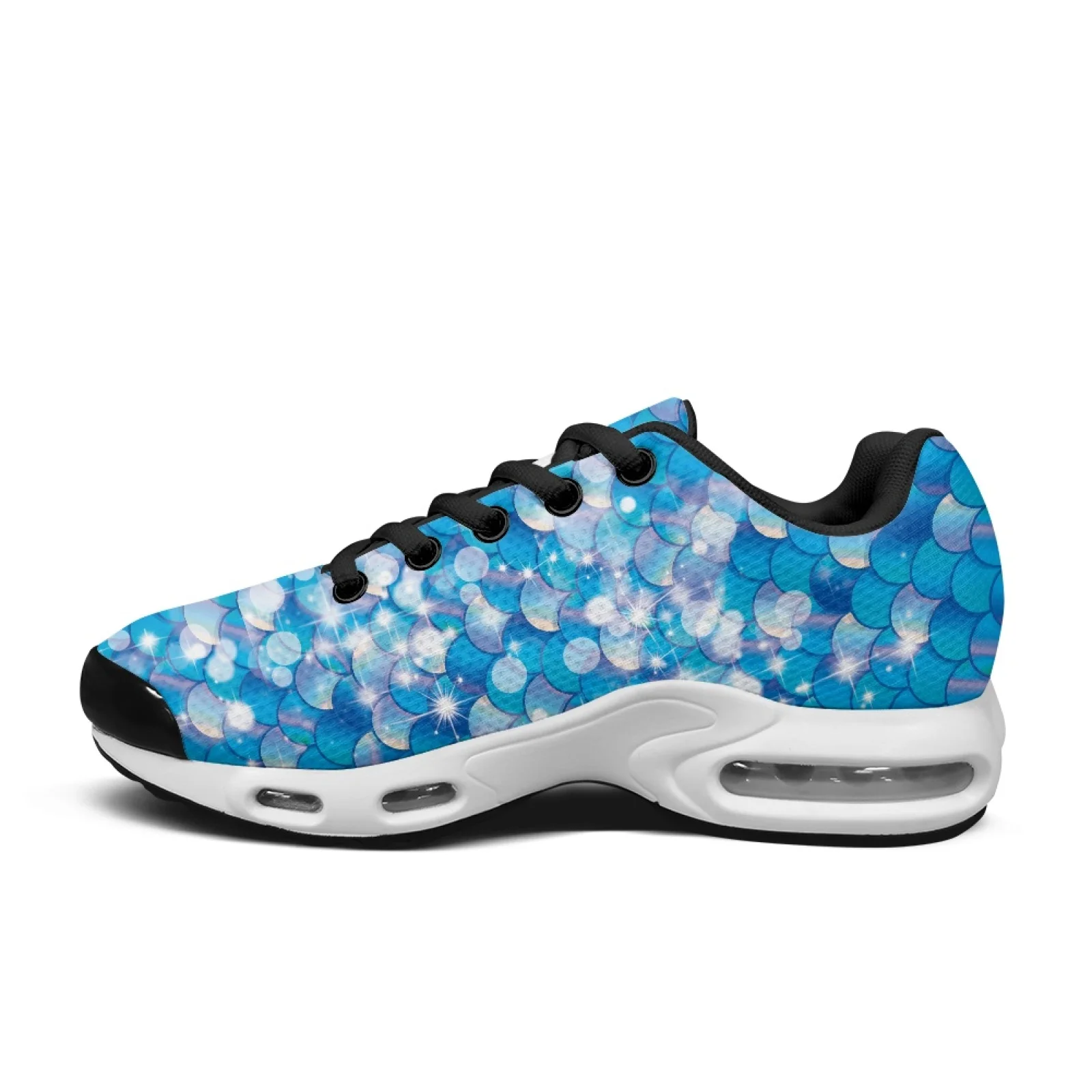 PENSTROLL マーメイドスケールプリント エアクッショ - Air Cushion Jogger Shoes Men のレビューと価格