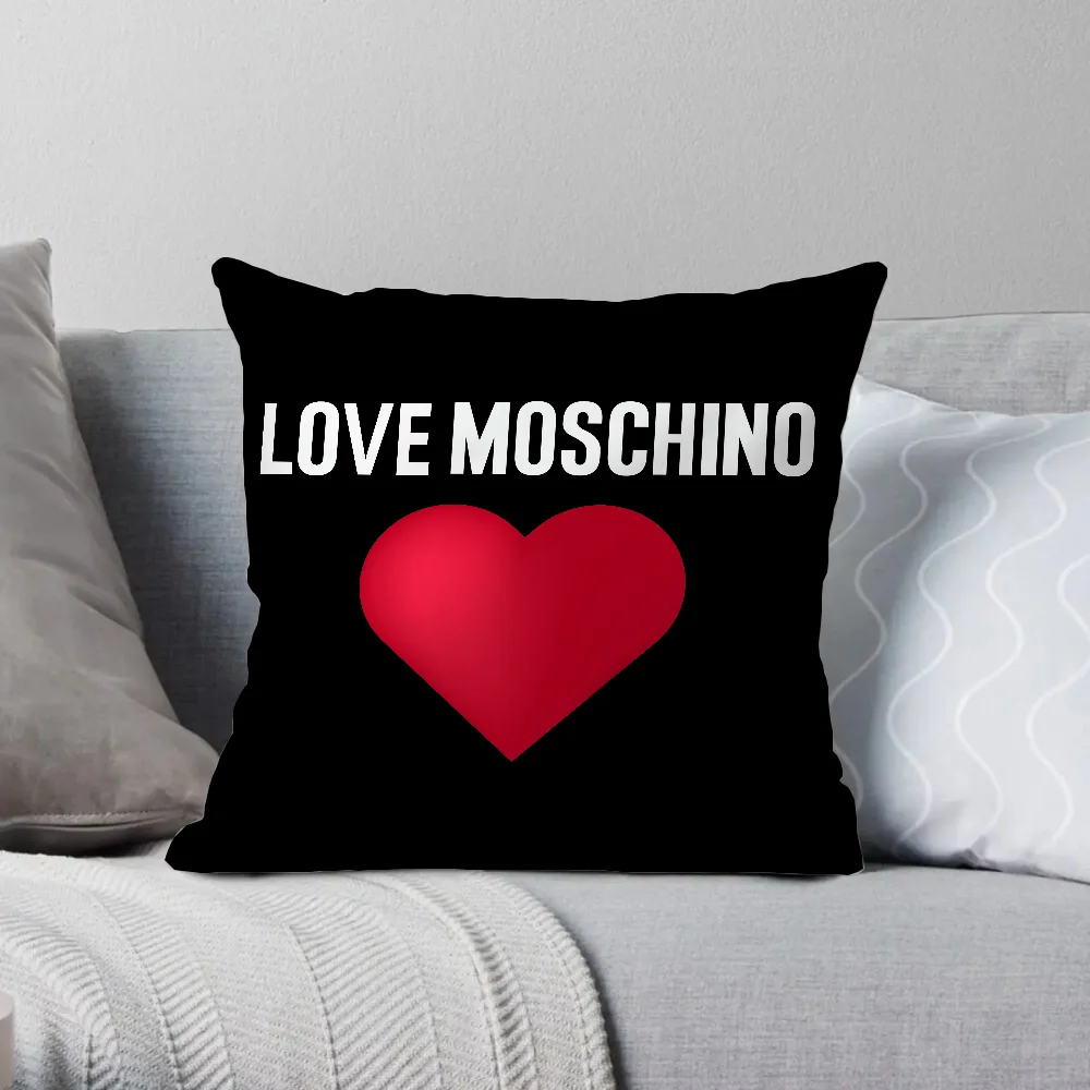 MOSCHINO Decorative Pillow Covers for Sofa Cushions Covers Cushion Cover 40x40cm Twin Size Bedding Couch Pillows for Bedroom