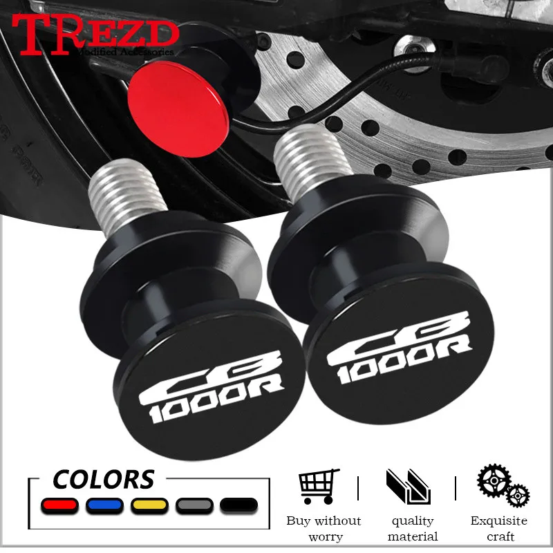 

M8 cb300r 1000r Motorcycle CNC Rear Swing Arm Stand Screw Swingarm Spool Slider Accessories For Honda CB300R 18-24 CB1000R 08-24