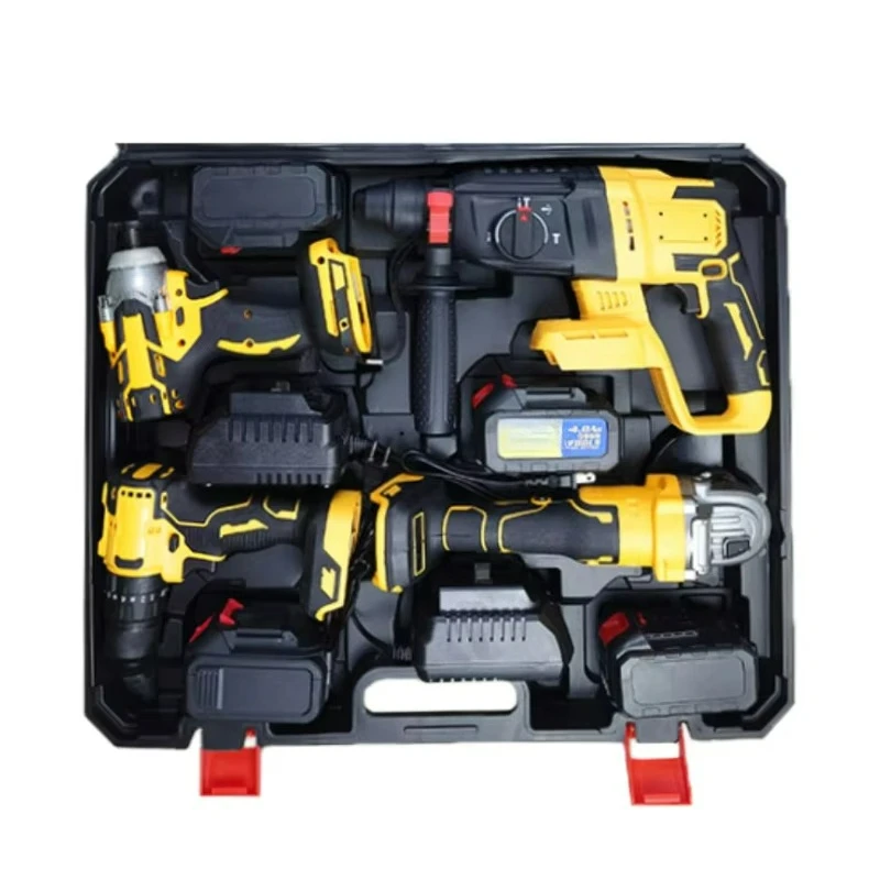

OEM Multifunctional Cordless Hammer Drill Set with Keyless Chuck Efficient Multitasking Customizable Power Battery
