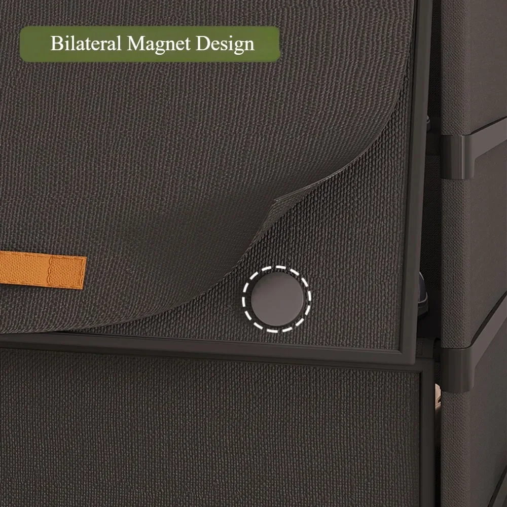 Scarpiera antipolvere Scaffale per scarpe multistrato Scaffale salvaspazio per scarpe Supporto per scarpe in tessuto non tessuto addensato e portaoggetti