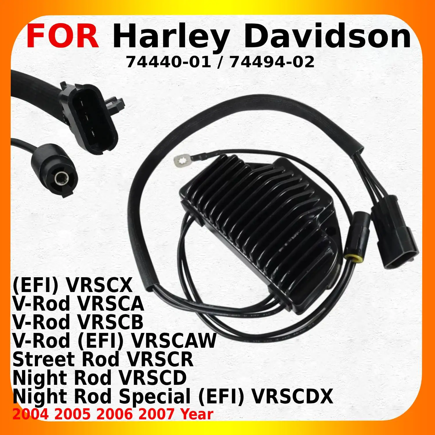 

OEM:74440-01 Motorcycle 12V Voltage Regulator Rectifier Parts For Harley Davidson Night Rod VRSCD V-Rod VRSCA (EFI) VRSCX