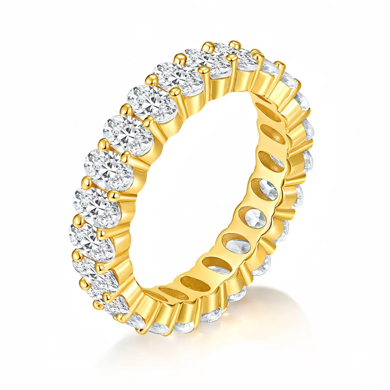 

925 Sterling Silver Original Zircon Oval Fashion Ring for Women Gift Engagement Wedding Luxury High Quality Fine Jewelry