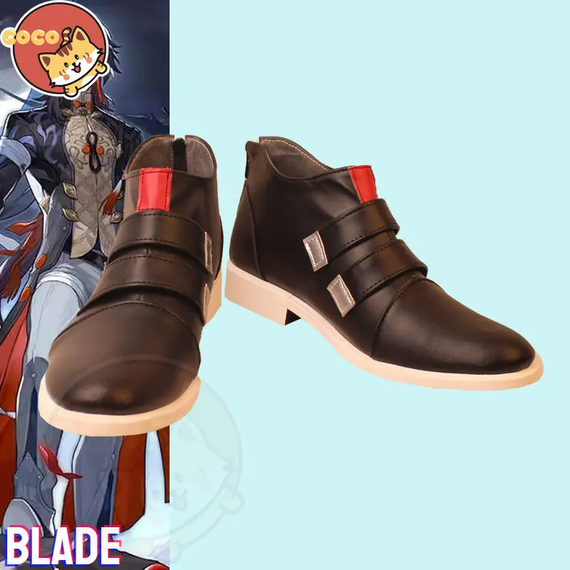 

CoCos Game Honkai Star Rail Blade Cosplay Shoes Game Cos Star Rail Blade Cosplay Ankle Boot Unisex Role Play Any Size Shoes