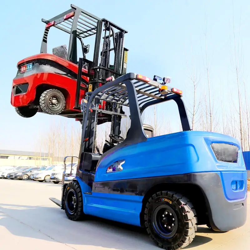 Factory Electric Forklift Four-wheel Drive Agricultural Off-road Forklift 3 Ton 3.5 Ton 4x4 diesel Forklift