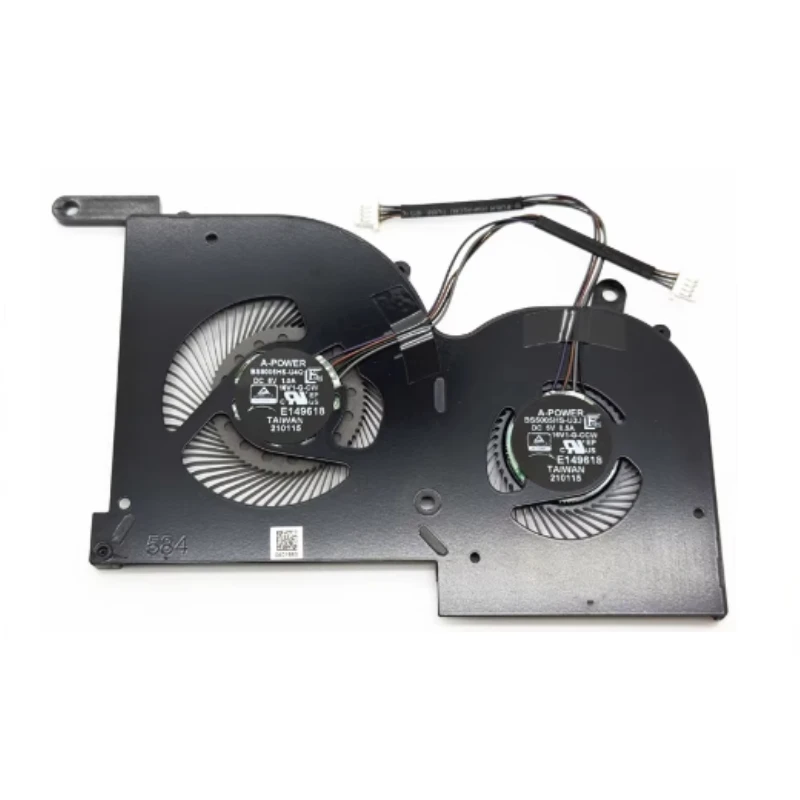 Laptop for MSI GS66 Stealth MS-16V4 16V4 CPU GPU Cooling Fan BS5005HS-U4Q BS5005HS-U3J DC5V 4Pin