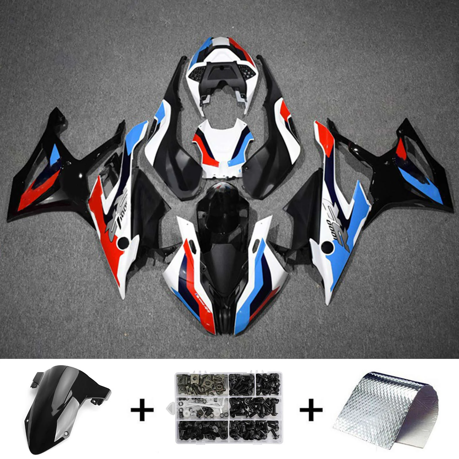 Topteng Injection Fairing Kit Bodywork Plastic ABS fit for BMW M1000RR S1000RR 2019 2020 2021 2022 S1000 RR S 1000 RR