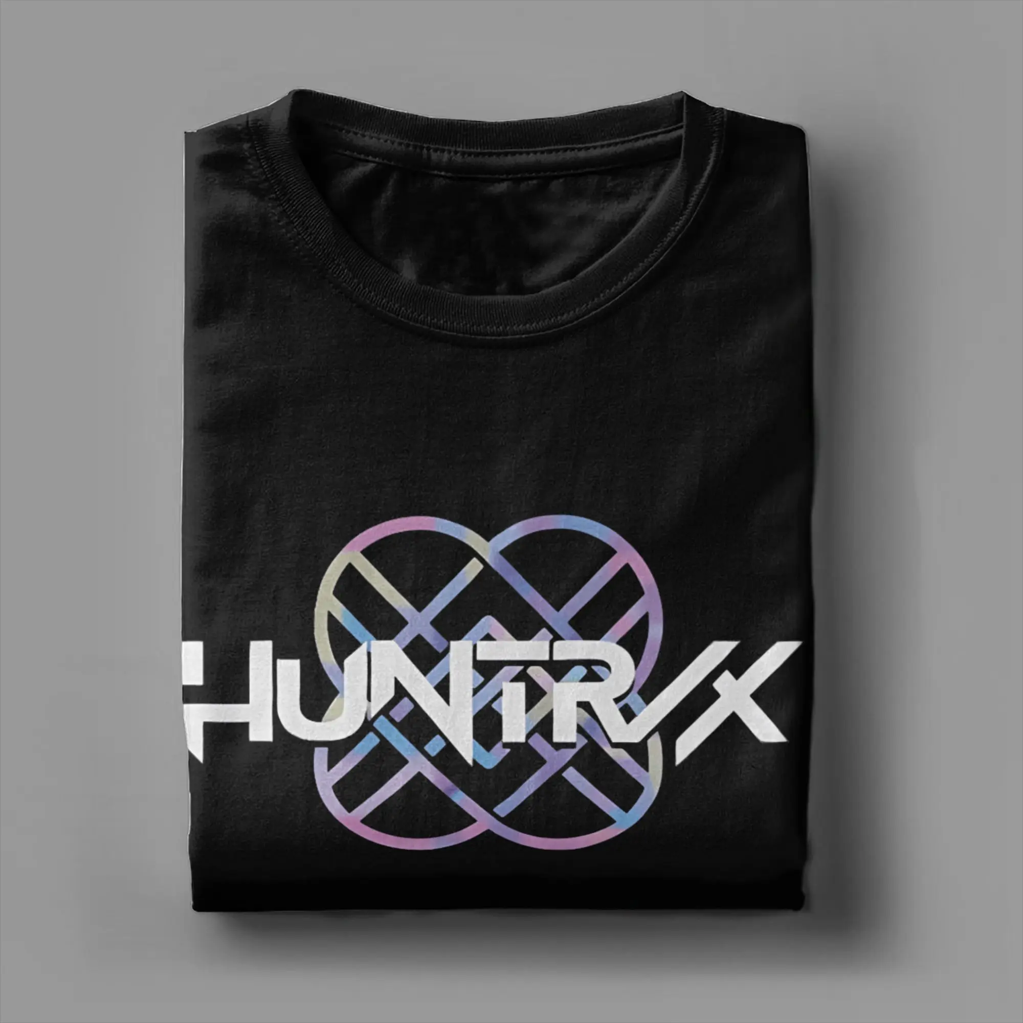 

Футболки KPop Demon Hunters, мужские футболки из 100% хлопка, новинка, футболка с круглым вырезом, одежда с короткими рукавами, Новое поступление
