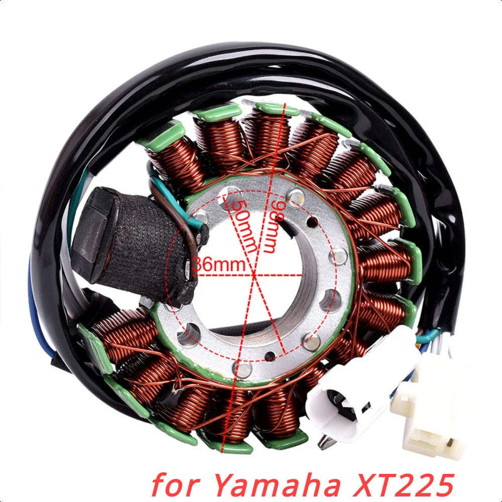 Motorcycle Magneto Engine Stator Coil 4JG-85510-01-00 for Yamaha TTR225LC TTR225 1999-2001 XT225 2001-2007