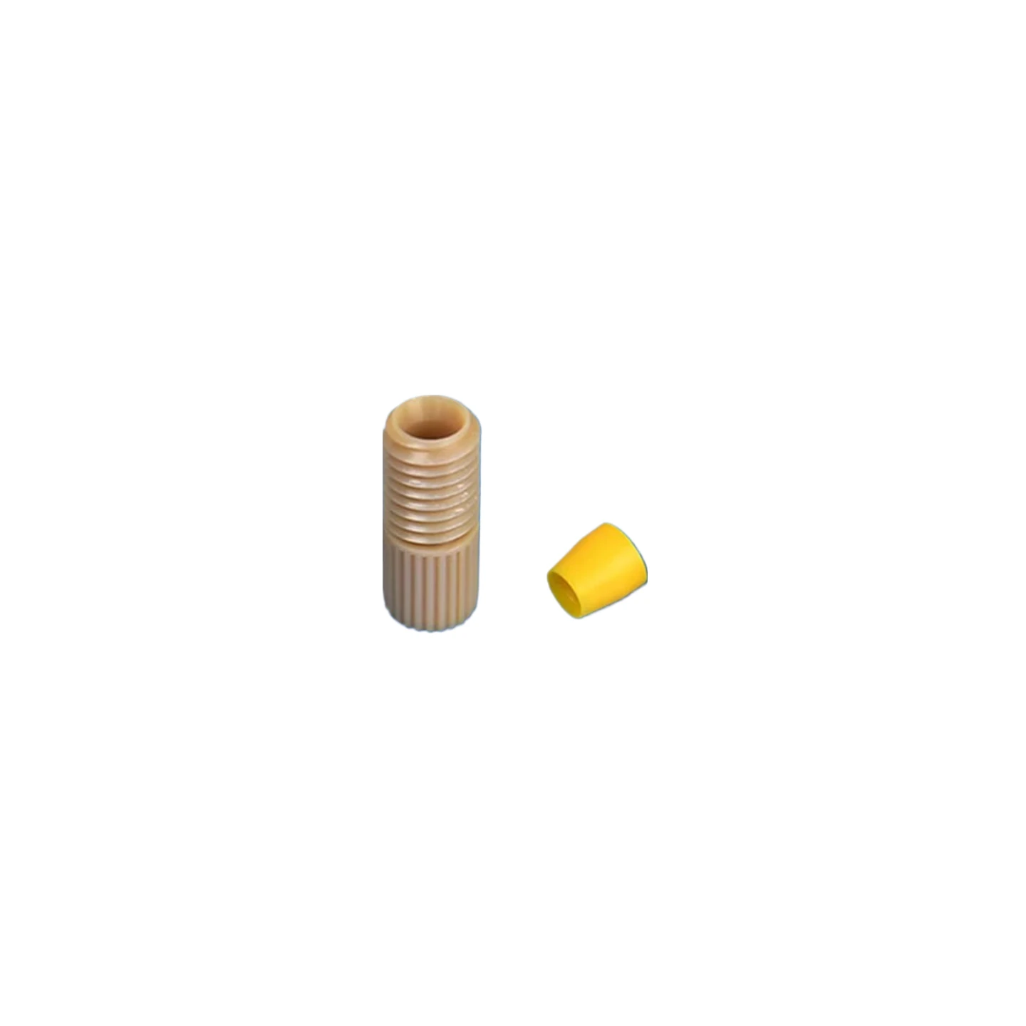 

5pcs Quick screw joint, plastic 1/4-28 threaded joint, high temperature resistant hard pipe casing inverted cone joint