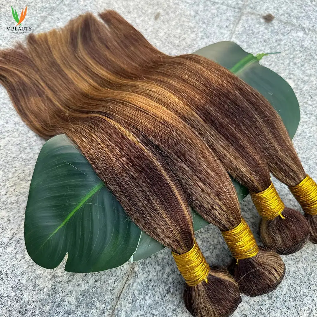 

P4/27 Highlight Brazilian Remy Human Hair Bundles Mixed Color Bone Straight Human Hair Extensions Blonde Bundles For Women