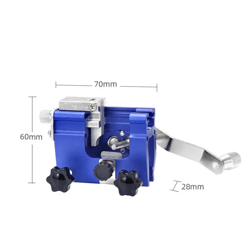 Afiador de corrente de motosserra portátil gabarito manual afiação de corrente de motosserra para a maioria das serras de corrente e serras elétricas com cabeças de afiação