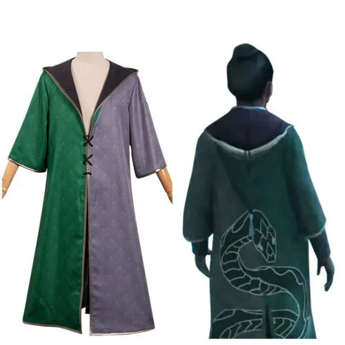 Casa Fanático Escola Robe Wizard Bruxa Cosplay Homens Traje Jogo Legado Magia Academia Roleplay Halloween Carnaval Festa Fantasia