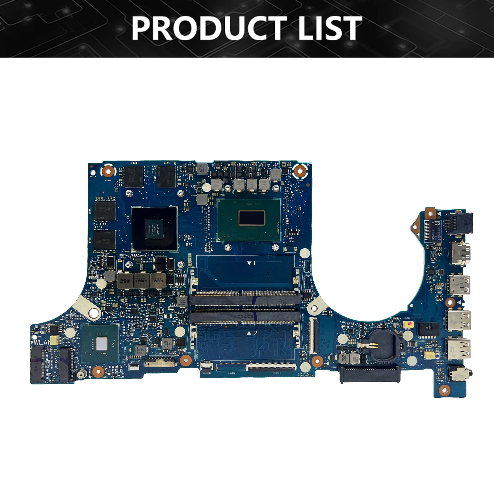 FX505GD Mainboard For ASUS FX705 FX505G FX505GE FX705GD FX86F Laptop Motherboard With i5-8300H i7-8750H CPU GTX1050/GTX1050Ti