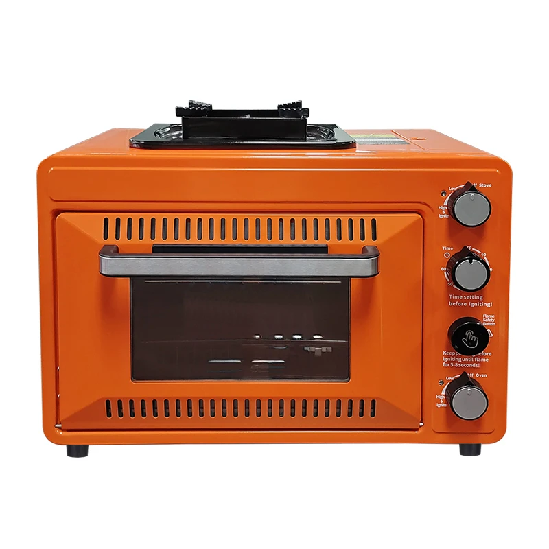 Профессиональная газовая печь для барбекю на открытом воздухе, мини-бытовая кухонная техника, газовая тостерная печь для кемпинга