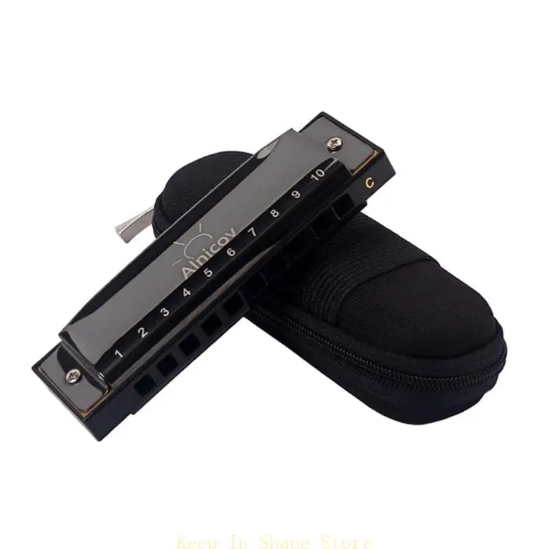 U1JC Blues Harmonica Key-of-C, 10 Holes 20 Tones Harmonica Professional Mouth Organ view 5
