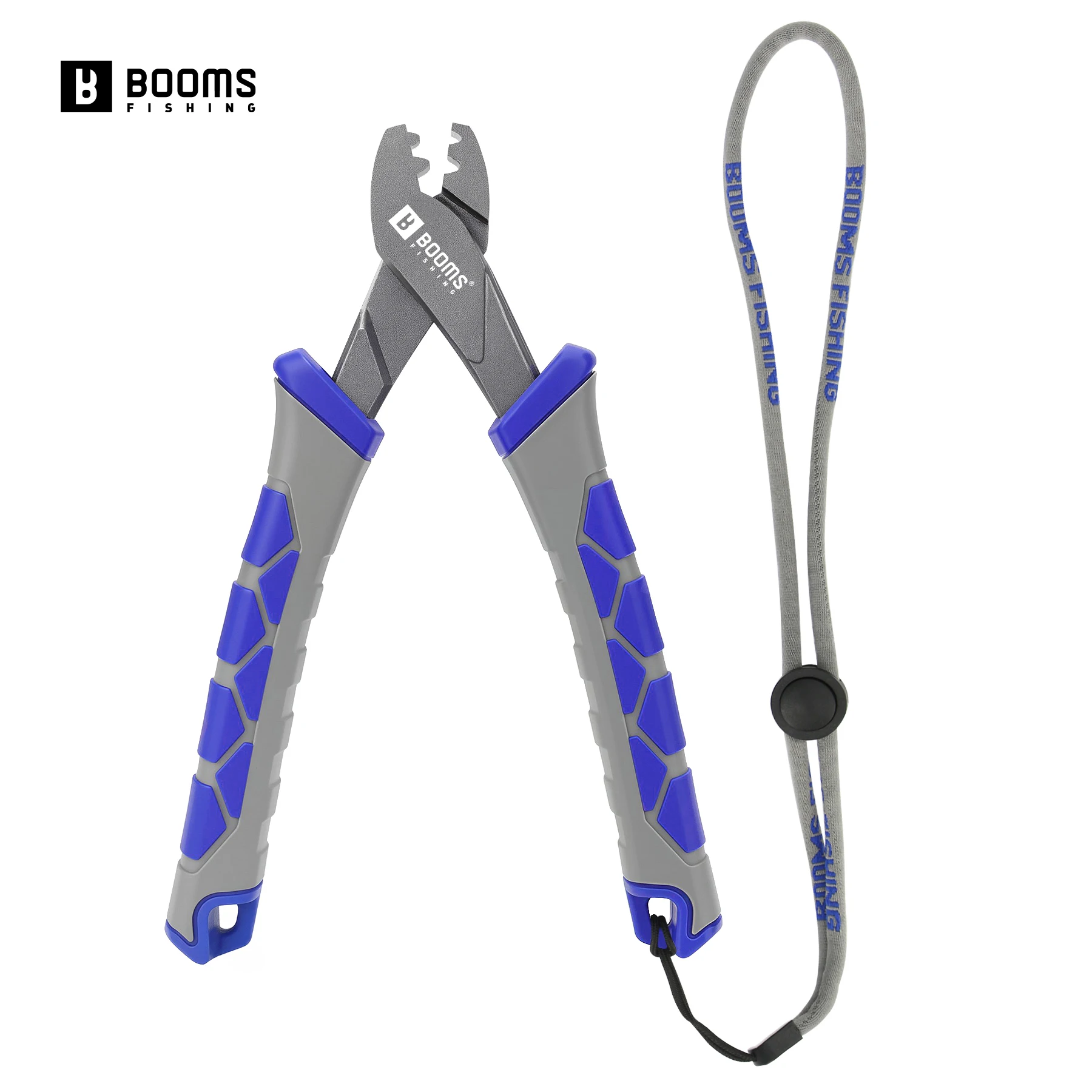 

Booms Fishing XW41 Carbon Steel Fishing Crimping Pliers For Single-Barrel Sleeves 6.5in Portable Non-Slip Handle Fishing Tools