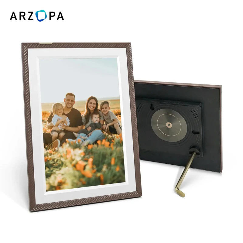 [Christmas Gifts]ARZOPA Digital Picture Frame 10.1 Inch Smart WiFi Digital Photo Frame 32GB with 1280x800 IPS Touch Screen,