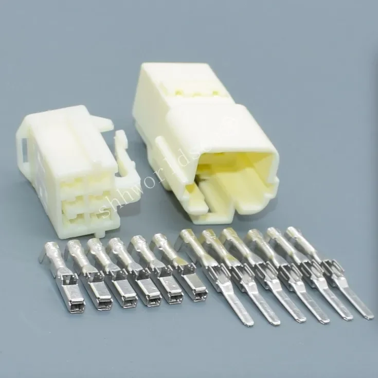 1/100set 6 Pin 7282-1068 7283-1068 Female Male Fuel Injector Plug AC Assembly Automotive Connector