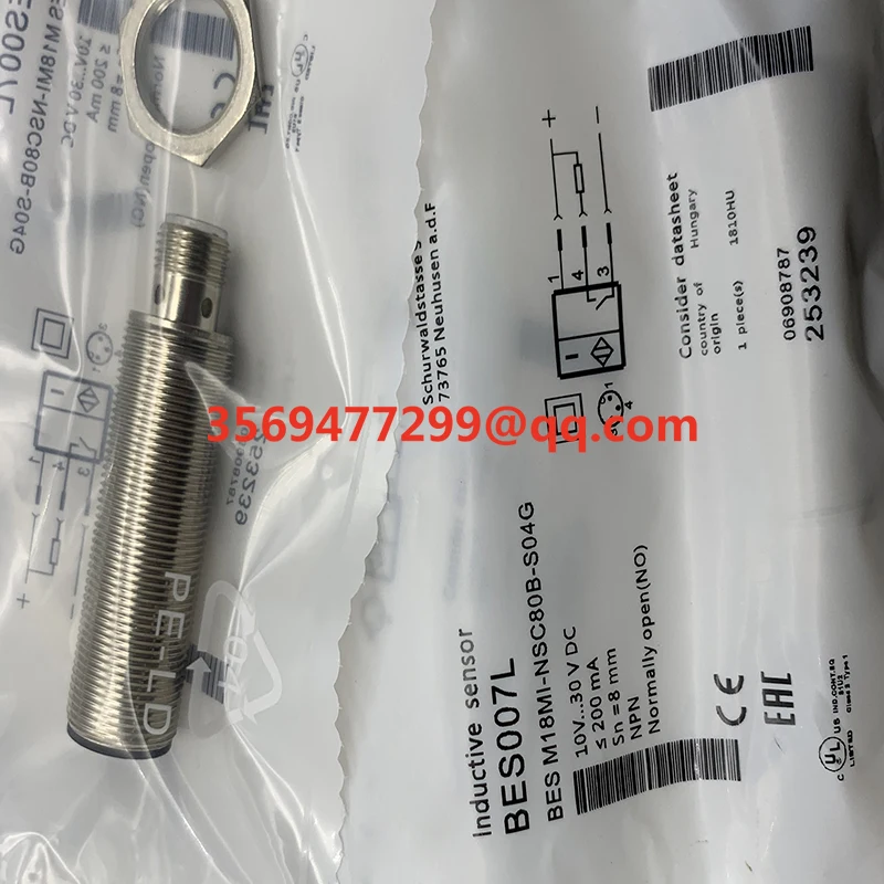 

Proximity switch BES007L BES M18MI-NSC80B-S04G Brand-new sensor spot