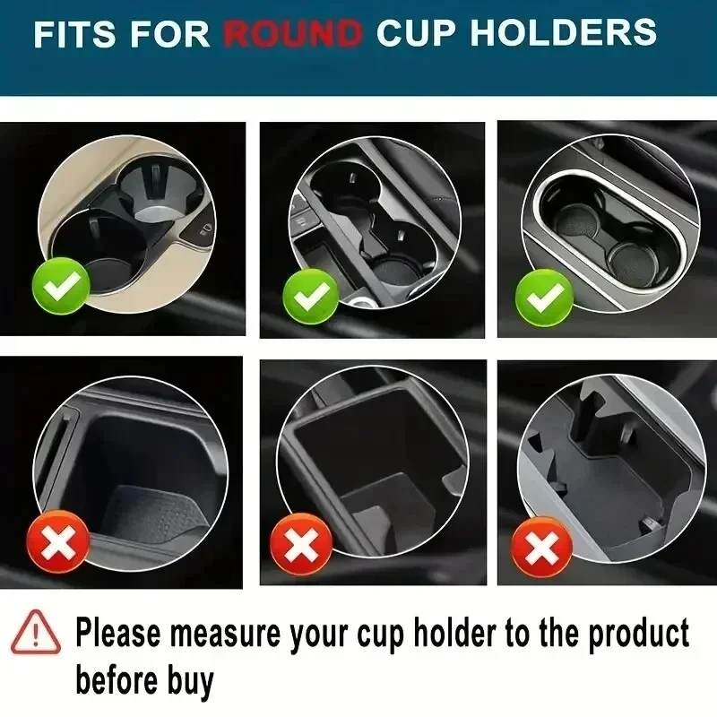 Car Drink Holder Adjustable Multifunction Adjustable Cup Holder 360° Rotation Stable Anti-Slip Storage Box Water Cup  Holder image 3