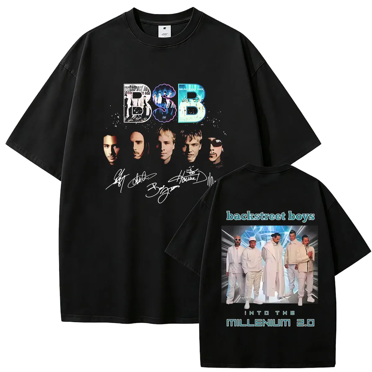 

Backstreet Boys Millennium Tour T-shirt Men Women Fashion Popular Music Streetwear Male Soft Cotton Tshirt Unisex Vintage Tees