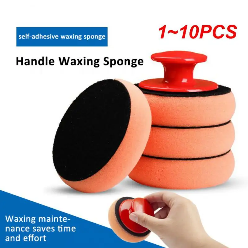 1~10PCS Set 3 Inch/76MM Buffing Polishing Pad Flat Sponge Buffing Polisher Pads Kit for Car Auto Polisher Glass Polishing