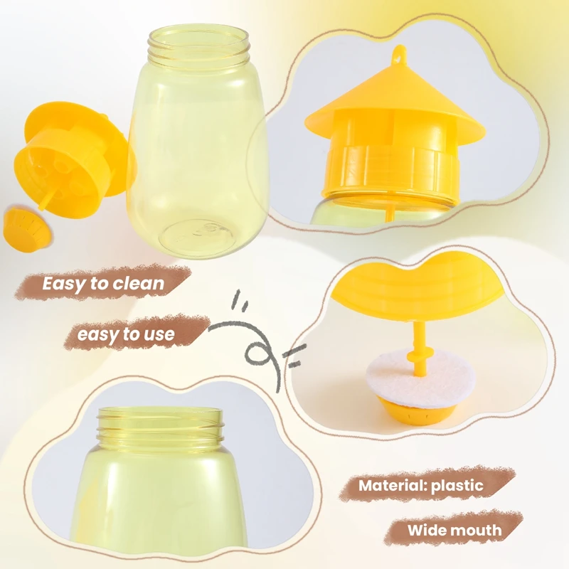 Fly Reusable Traps, Fruit Fly Traps Fly Catcher Outdoor