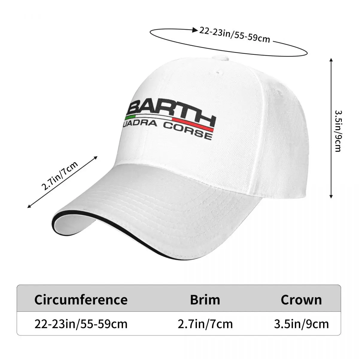 Abarths Scorpion Motorsport Racing Car Baseball Caps Merchandise Classic Casquette Men Women Outdoor Running Golf