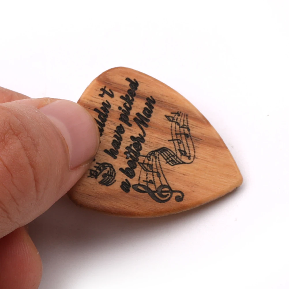 

Set Holders Guitar Accessories Display Wood Case Mini Picks Storage Musical Instrument
