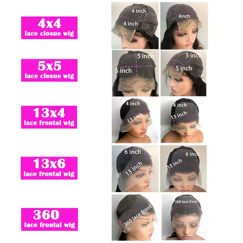 40 Inch 13x6 Body Wave Human Hair Frontal Wig 13x4 HD Lace Natural Black Front Wig Pre Plucked Human Hair Wigs For Black Women - Image 6