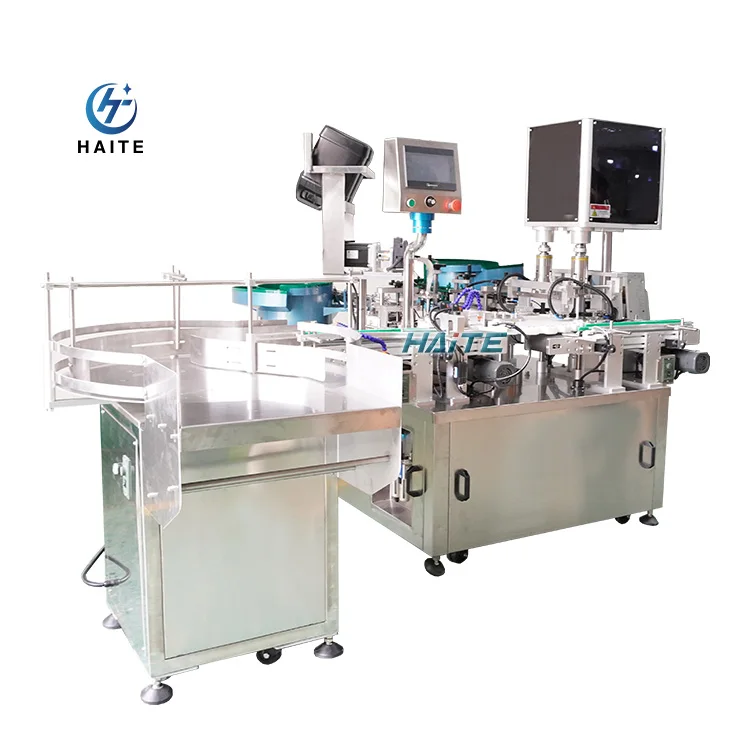 Automatic Plastic Glass Bottle Filling Capping Machine 10ml Essential Oil Production Line