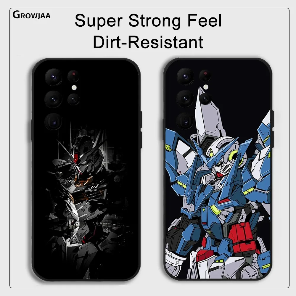 Anime G-Gundam Robot Phone Case for Samsung Galaxy S24 Ultra S22 S23 Ultra S21 S20 5G Protective Silicone TPU Funda