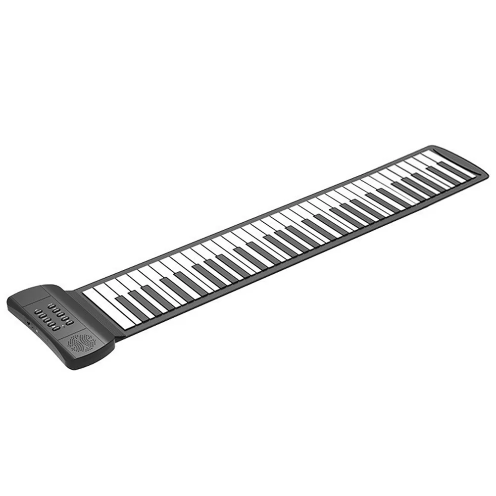

Piano Roll Silicone Foldable Roll-up Portable Electronic Aldult 61-keys Keyboard Folding