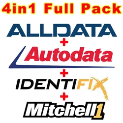 Alldata-自動データ,車のパーツ図,ヨーロッパおよびEU, 4 in 1,IDプレフィックス2024,オンライン更新のオンラインアカウント